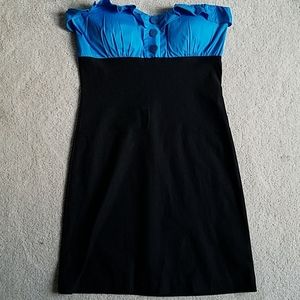 Size large juniors strapless dress